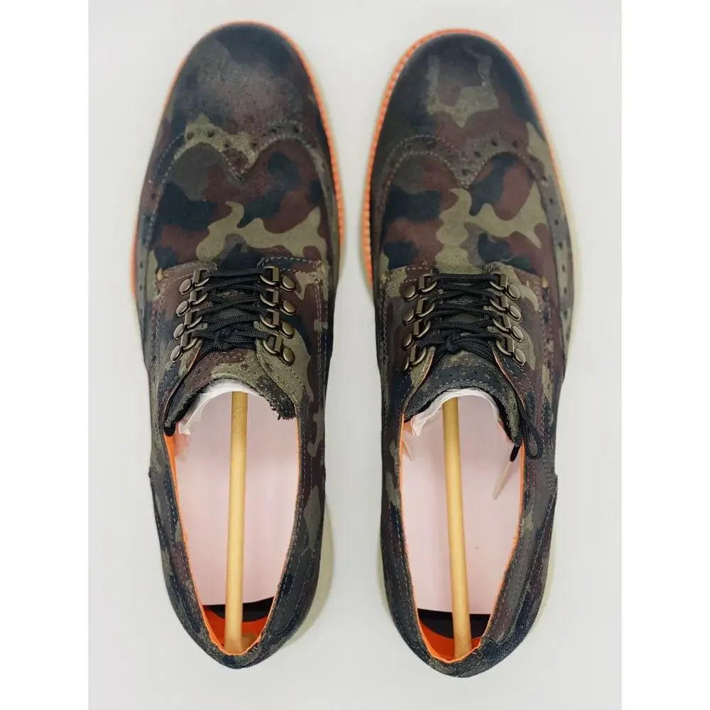 NEW Cole Haan Original Grand Shwng Camo Olive Oxford C32415 Men’s Size Multi